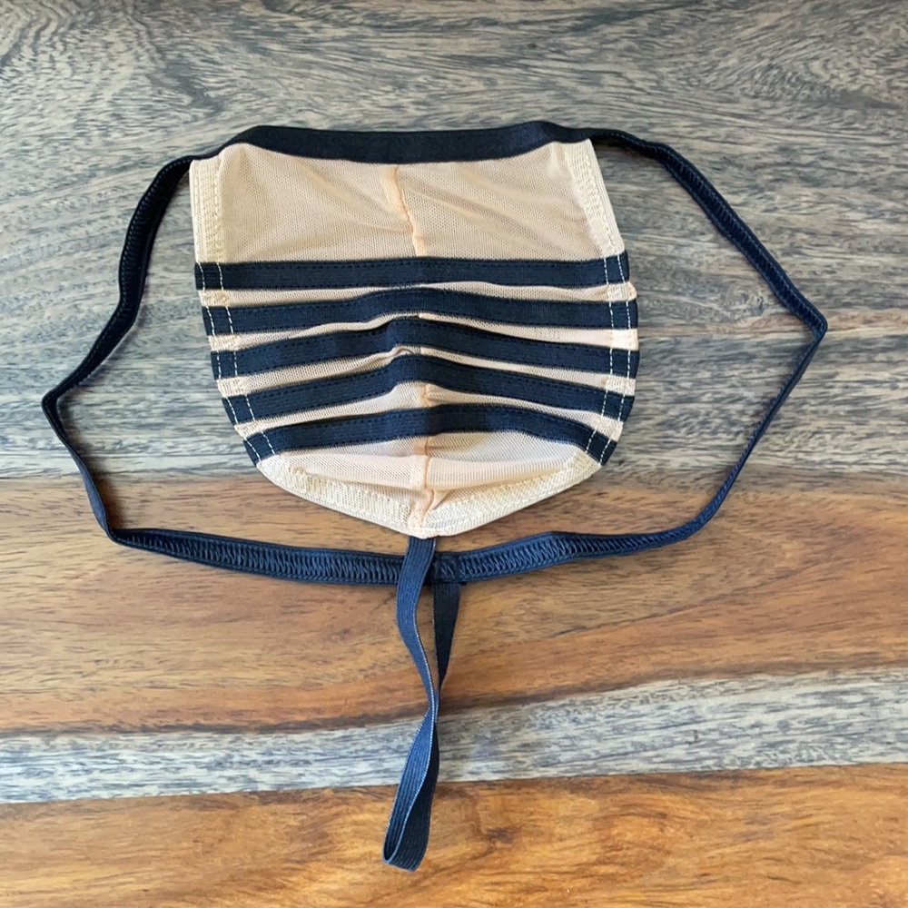 Men’s Cage G-String Flesh. Size L